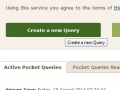 Create a new Pocket Query